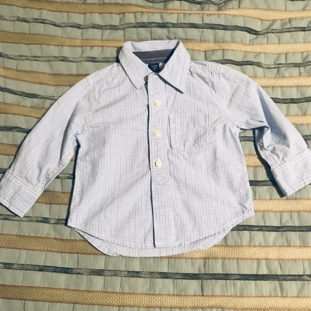 Baby Gap Light Blue Button Down Shirt